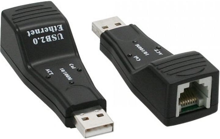 Actual product image InLine USB 2.0 network adapter (USB, RJ45 (1x))