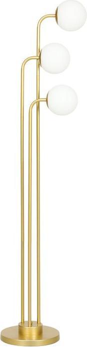 Actual product image Swisshandel24 Stehlampe mit 3 Lampenschirmen, 120W Leselampe, 1,65 m hoch Nachttischlampe (E27)