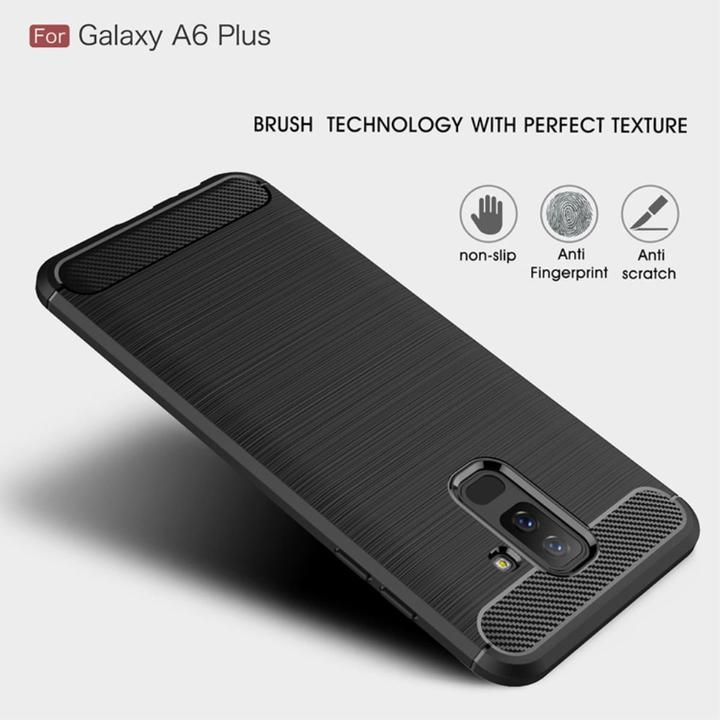 Produktbild König Design Handyhülle für Samsung Galaxy A6 Plus (2018) Schutzcase Backcover Bumper Blau (Nokia X6 2018)