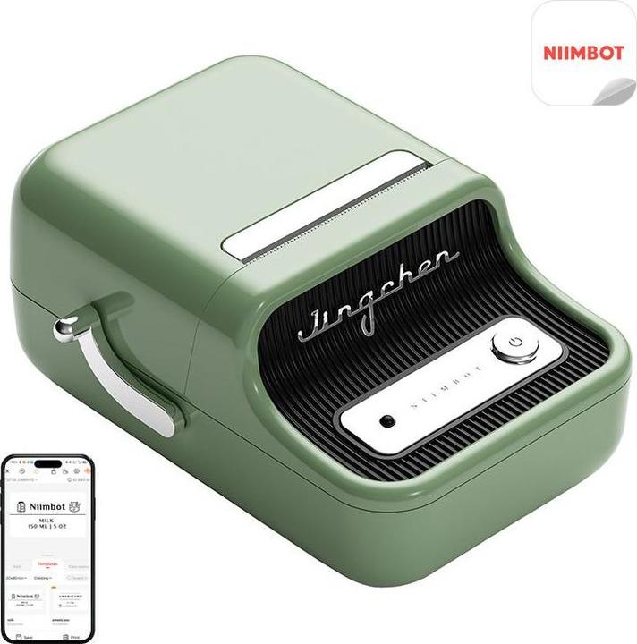 Actual product image Niimbot B21 Pro Portable Label Printer (green)