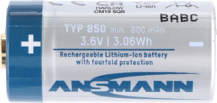 Actual product image Fenix LCD-Schnell-Ladegerät (1 pcs., CR123A, 700 mAh, Battery + charger)