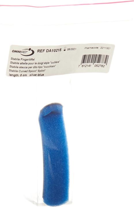 Omnimed Fingerlöffel silber blau