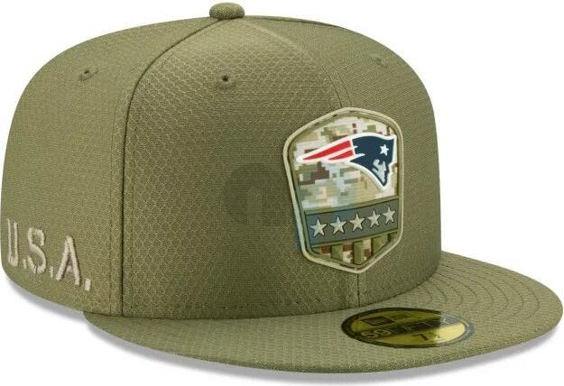 Actual product image New Era NFL - New England Patriots - On Field Salute to Service 59Fifty Cap (56)