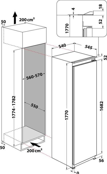 Image du produit Whirlpool AFB 18402 (209 l)
