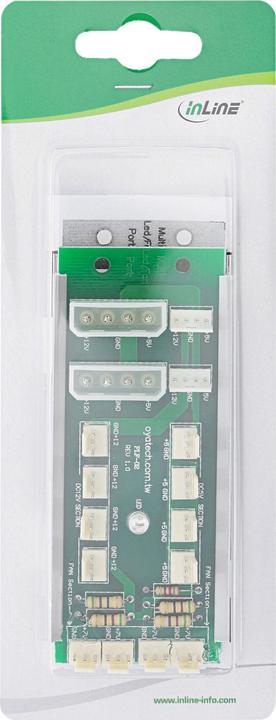 Produktbild InLine Multi Power Port für 12x Lüfter (12 Lüfter)