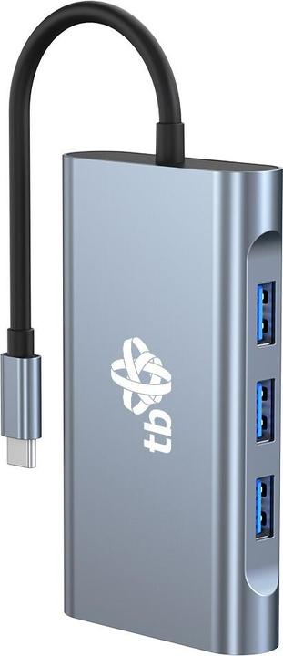 Produktbild Lenovo 8in1 Adapter USB C HDMI x2 USB VGA RJ45 PD (HDMI, RJ45, USB Typ-C, USB 2.0)