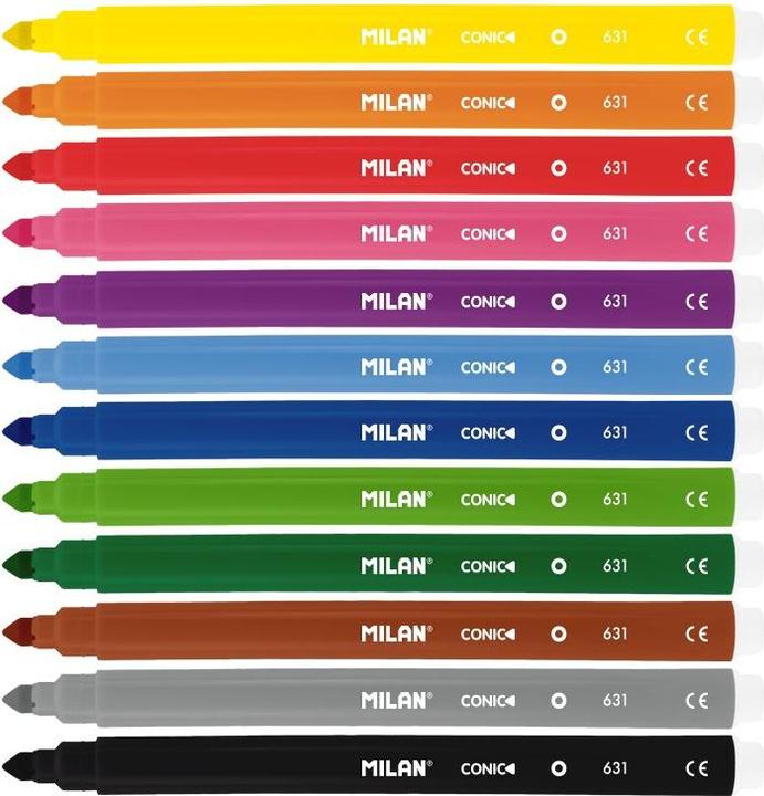 Actual product image CONIC brand, 12 colours (12 colours, 12 x)