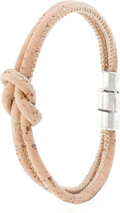Actual product image Artelusa Nodo Simple" bracelet natural (20 cm, Cork)
