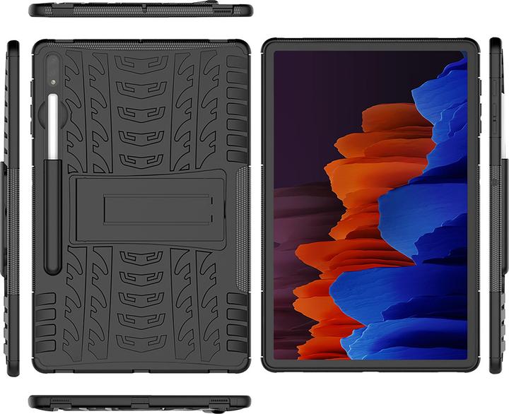 Actual product image Cazy Extreme Case Compatible with Samsung Galaxy Tab S7 FE/Tab S7 Plus - Hybrid plastic case - (Galaxy Tab S7 FE)