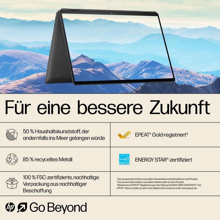 Immagine prodotto HP Spectre x360 (16", Intel Core Ultra 7 155H, 32 GB, 1000 GB, DE)