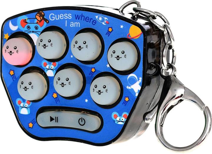 Actual product image Brain Games Hamster Game Keychain