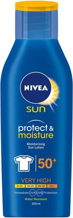 Image du produit NIVEA Protection solaire et hydratation (Lait solaire, SPF 50, 200 ml, 300 g)