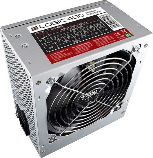 Modecom Logic 400 - Power supply (internal) - ATX12V 2.2 (400 W)