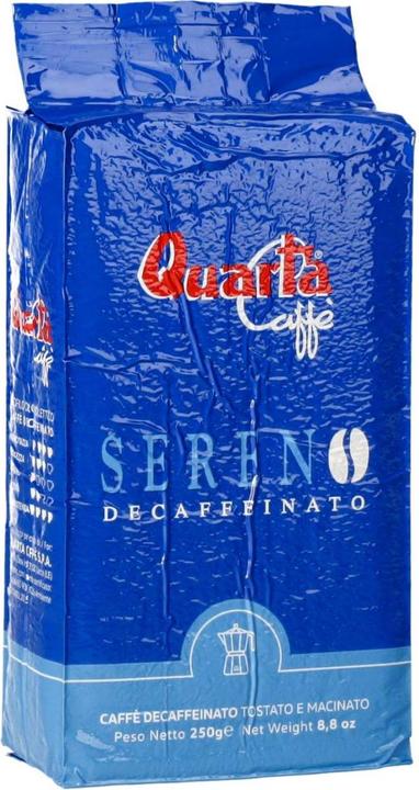 Immagine prodotto Quarta Caffé Sereno decaffeinato (Arrosto scuro, 250 g)