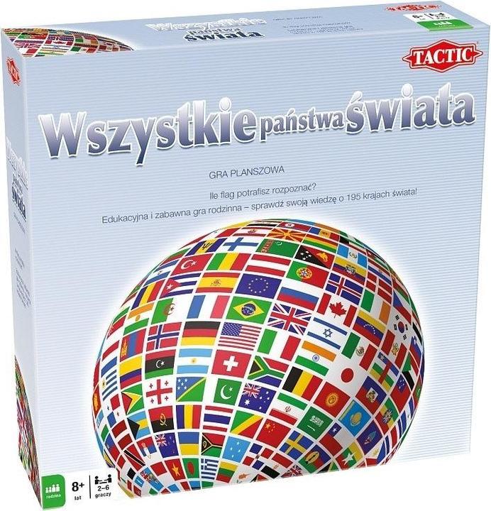 Actual product image Tactic Game All Countries of the World (Finnish)