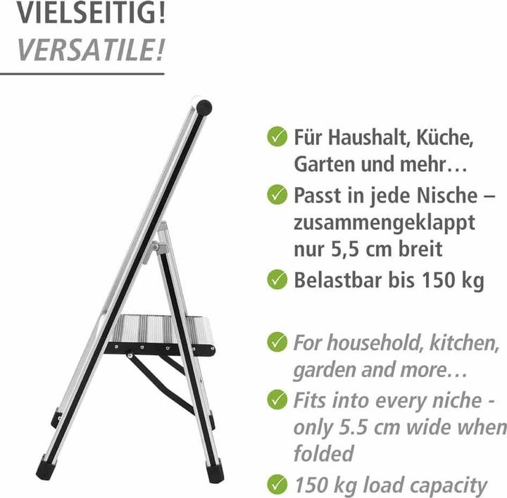 Produktbild Wenko Haushaltsleiter (Trittleiter, 44 cm)