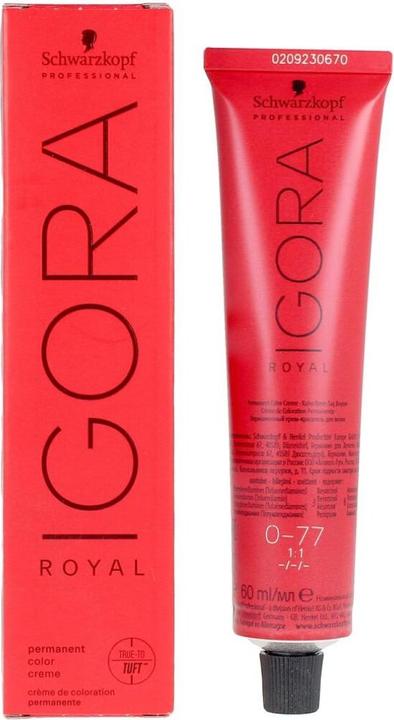 Immagine prodotto Schwarzkopf IGORA ROYAL Colore permanente n. 0-77 n. 9.0 - Biondo chiarissimo 60ml (0-77)
