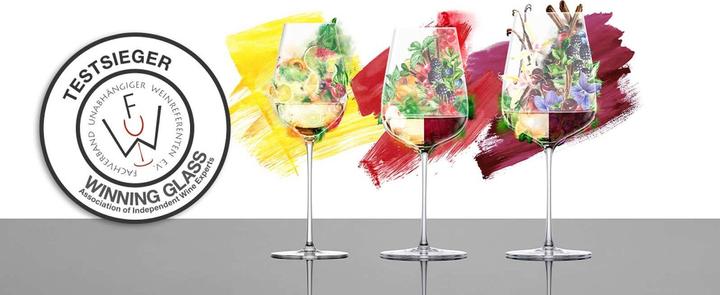 Produktbild Eisch Essenca SensisPlus Gold Edition Allround-Weingläser (40 cl, 2 Gläser, Weingläser Set)