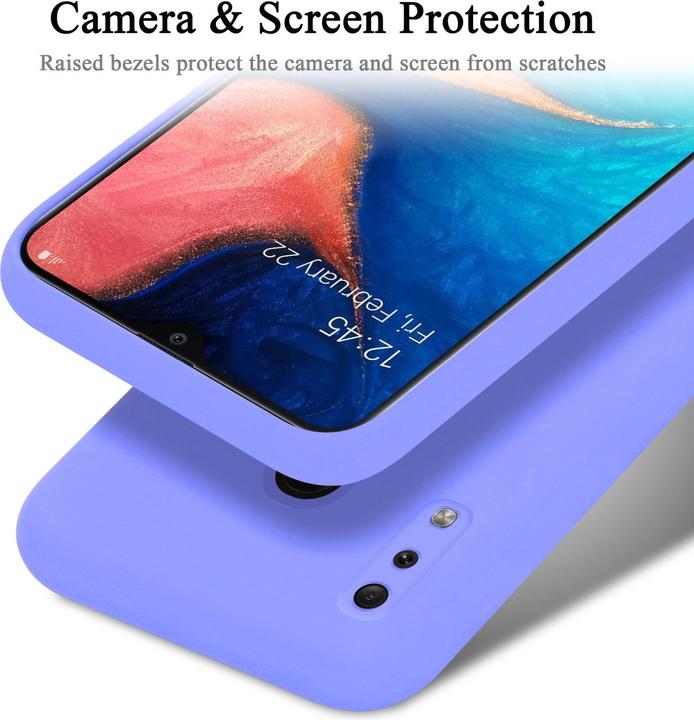Actual product image Cadorabo TPU Liquid Silicone Case Cover (Samsung Galaxy A20, Samsung Galaxy M10s, TCL A30)