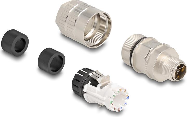 Produktbild Delock M12 Stecker 8 Pin X-kodiert feldkonfektionierbar Cat.6A