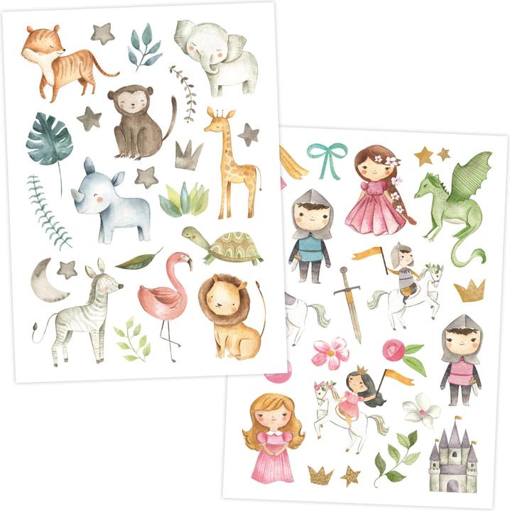 Actual product image Papierdrachen 100 children's tattoos