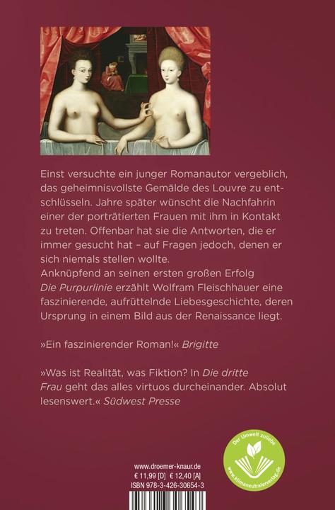 Produktbild Die dritte Frau (Deutsch, Wolfram Fleischhauer, 2022)