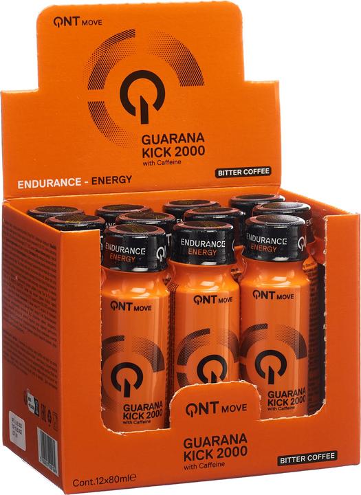 Image du produit QNT Guarana Kick 2000 (Guarana+Caffeine) Shot (Café aigre, 12 x)