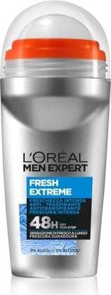 Produktbild L'Oréal Paris L'Oreal Men Expert Deodorant Roll-On 50ml Fresh Extreme (Roll-on, 50 ml)