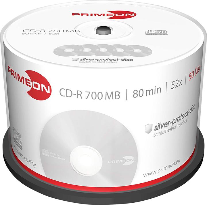 Produktbild Primeon CD-R 700MB 50er Spindel (50 x)