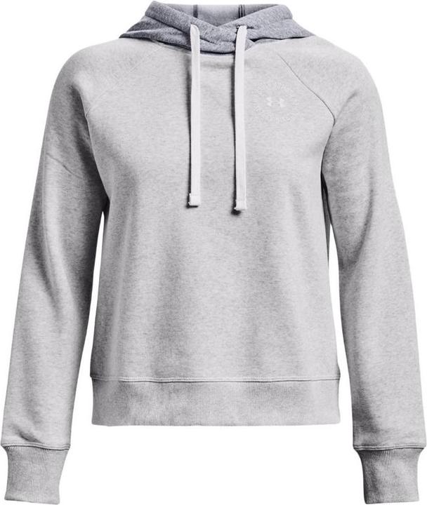 Under Armour Rival Fleece CB Kapuzenpullover für Damen grau 1373031 014 (14)