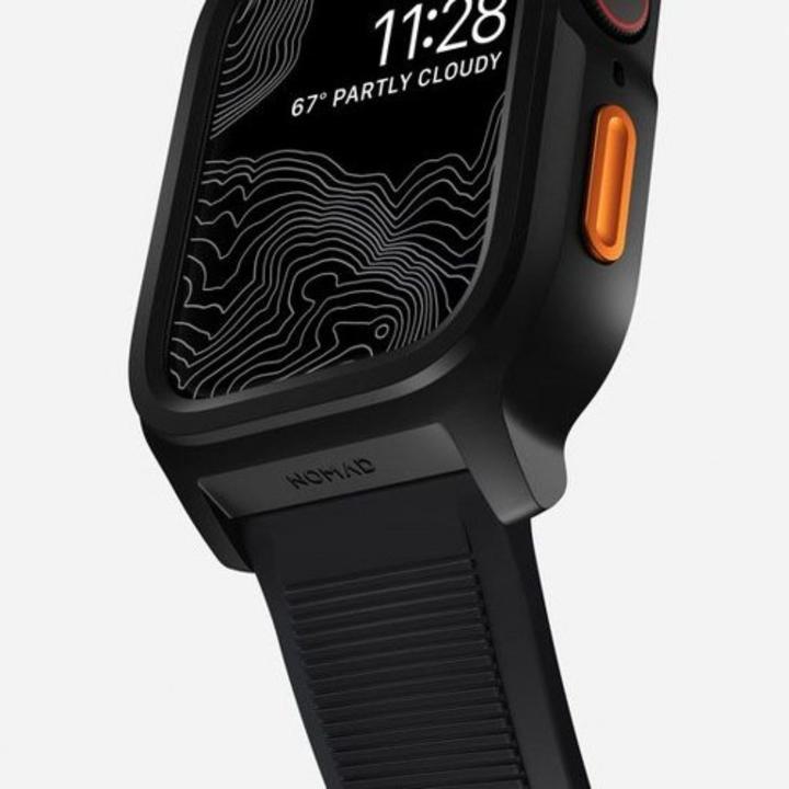 Produktbild Nomad Rugged Case -suojakotelo, Apple Watch 45 / 44 /, musta (FluoroKunststoff)