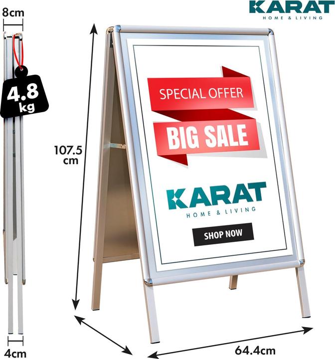 Actual product image Karat Kundenstopper