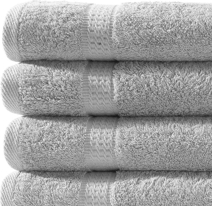 Image du produit Casativo Set de serviettes 12 pièces, 4 serviettes invitées, 4 serviettes de bain et 4 serviettes de toilette (100 x 50 cm, 50 x 30 cm, 150 x 100 cm)