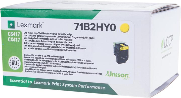 Actual product image Lexmark 71b2hy0 (Y)