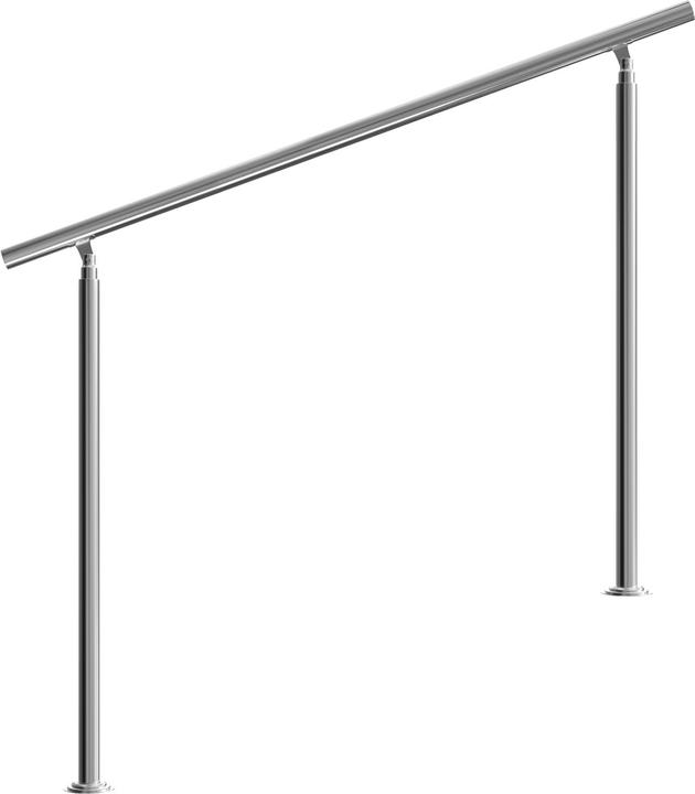 Monzana Treppengeländer (pflegeleichter Edelstahl)