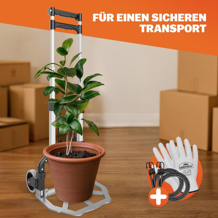 Actual product image Gardebruk Foldable Aluminium sack truck 80kg (80 kg)