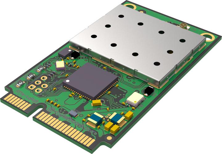 Actual product image MikroTik R11e-LoRa8 miniPCI-e LoRa-WAN concentrator gateway card, 863-870 MHz LoRa products (Mini PCI Express)