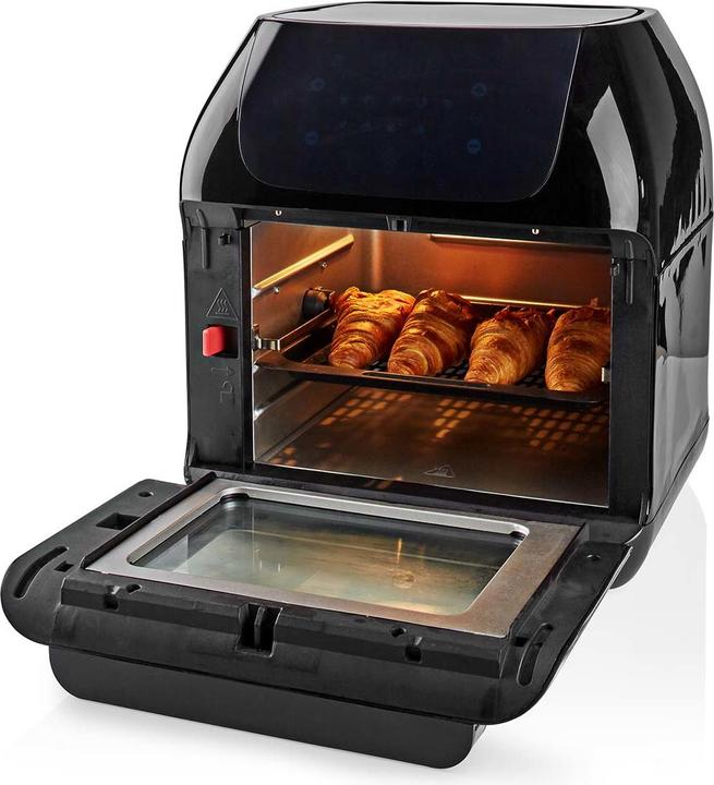 Produktbild Nedis Heissluft Friteuse 12 l Timer: 60 min Digital Schwarz (EU-Stecker)