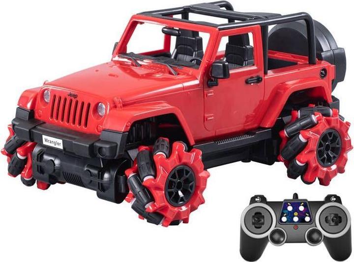 Produktbild Double Remote-controlled car 1:16 (red) Jeep (drift) E348-003
