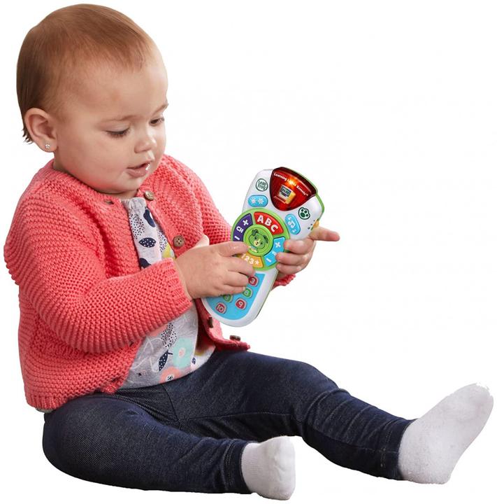 Actual product image VTech 606203 Leap Frog Baby Toy with Light and Songs Happy Remote Control (English Version) 6+ Month