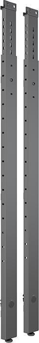 Multibrackets 2 pieds de support, pour système modulaire Pro, acier