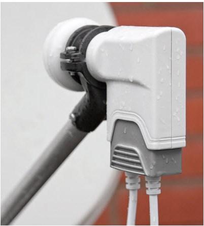 Actual product image Goobay Universal Quattro LNB (Quattro LNB, 40mm)