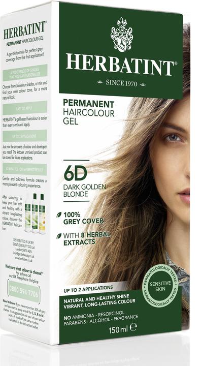 Image du produit Herbatint Couleur de cheveux blond foncé doré 6D (6D Blond foncé doré foncé)