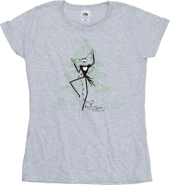 Disney The Nightmare Before Christmas Tree Green TShirt (S)