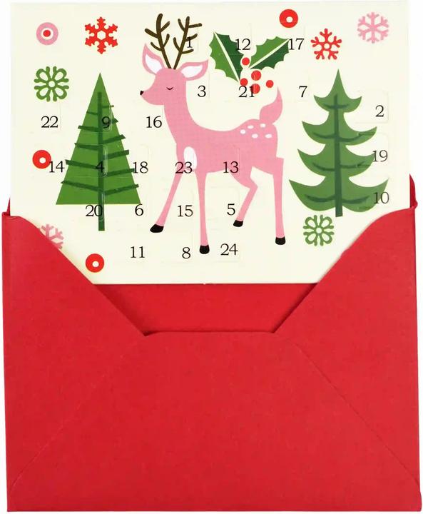 Immagine prodotto Rex London mini biglietto di natale dell'avvento 50s christmas (1 pz.)