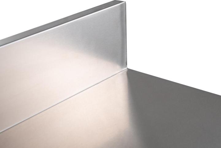 Actual product image Gastro Hero Stainless steel work table Basic with base and backsplash