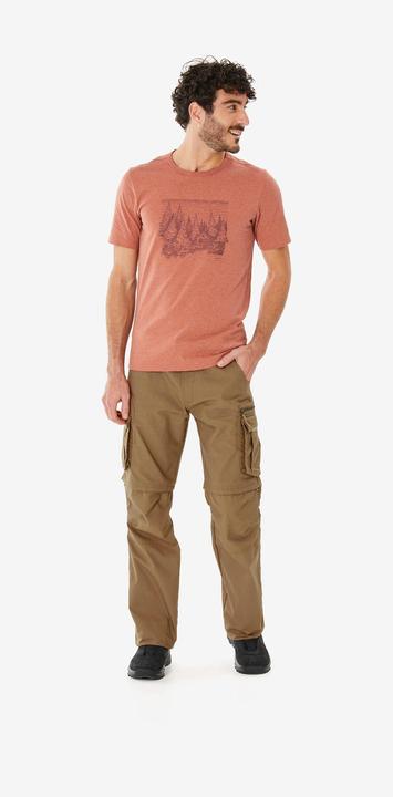 Actual product image Forclaz Zip-Off-Hose Cargohose Herren Trekking Backpacking - Travel 500 braun (Frequency band 38 (2600 MHz))