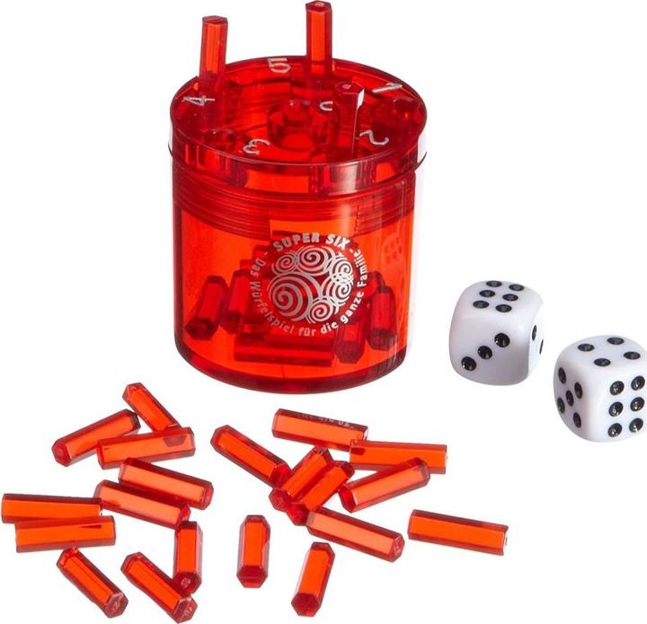 Actual product image Piatnik Super Six red (German, French, Italian)