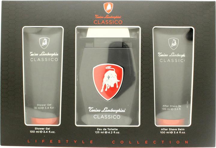 Produktbild Tonino Lamborghini Set Classico Edt 125Ml +b 100Ml + 100Ml (Aftershave Sprühpumpe, 125 ml)