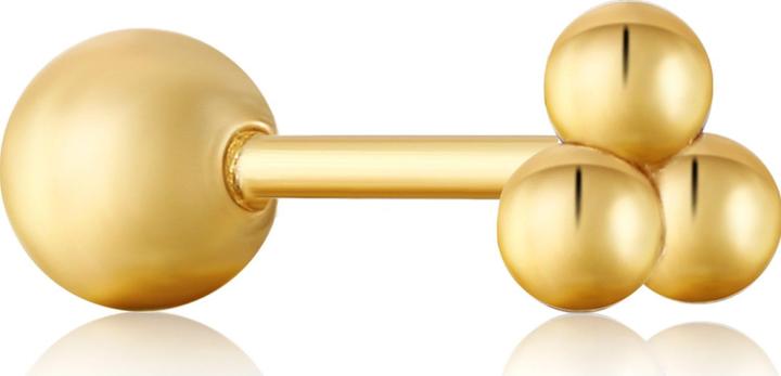 Ania Haie Ohrstecker Triple Ball Barbell 925 Sterling Silber (925er Silber)